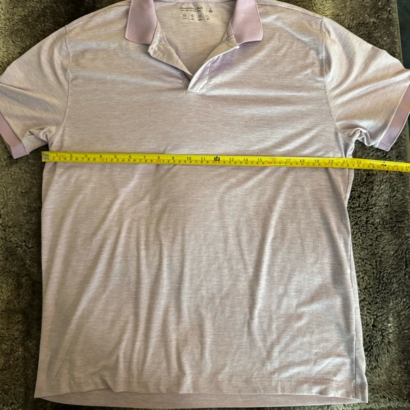 Abercrombie & Fitch Short Sleeved Stretch Purple Polo - Picture 4 of 4